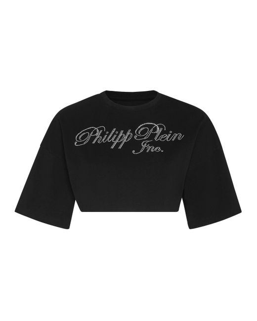 Philipp Plein T-shirt Ronde Hals in het Black
