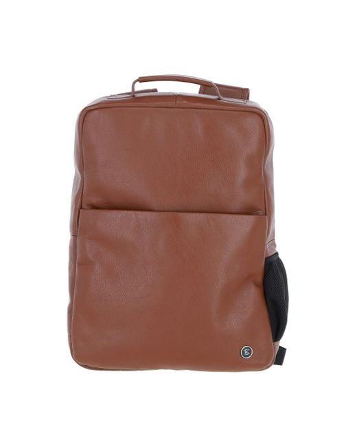 Brampton London Brown 'Explorer' Real Leather Backpack for men