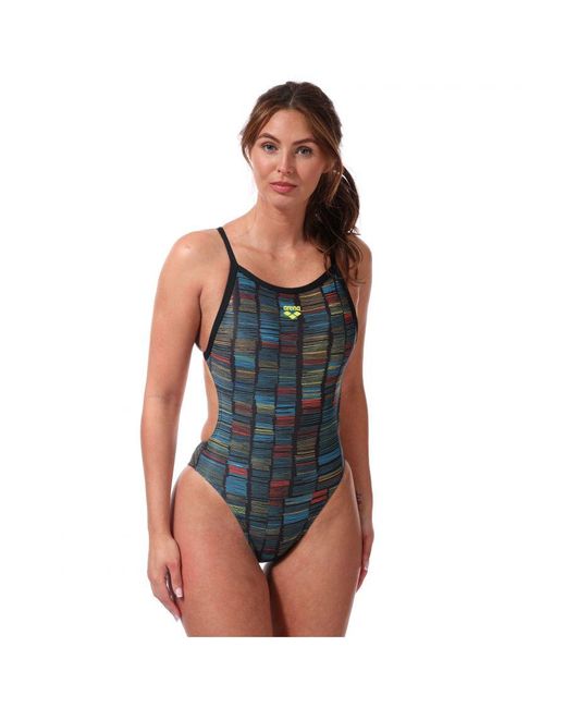 Arena Blue S Slow Motion Xcross Back Swimsuit