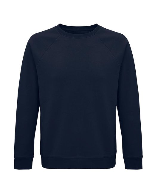 Sol's Blue Adult Space Organic Raglan Sweatshirt (French)