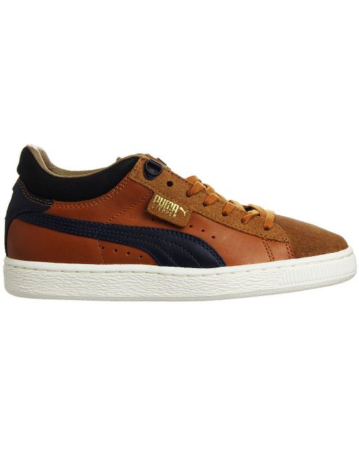 PUMA Brown Stepper Classic Mmq Trainers for men