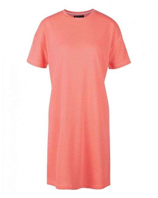 Barbour Pink Halton T-shirt Dress