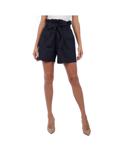 Emporio Armani Blue 3K2P91 High Waisted Shorts