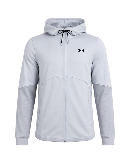 Under Armour Blue Double Knit Track Jacket for men