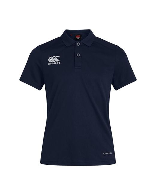 Canterbury Blue Ladies Club Dry Polo Shirt