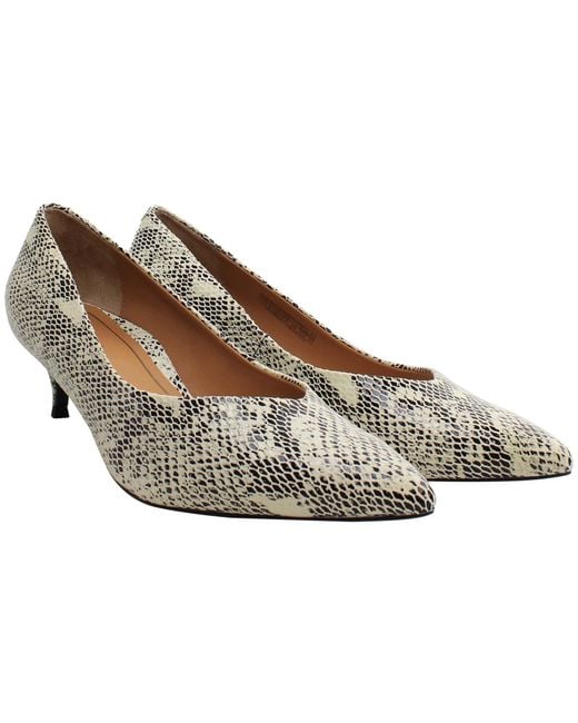 Vionic White Kit Josie Snake Pointy Heels