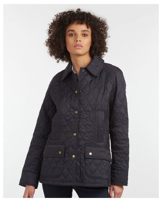Barbour Blue Summer Beadnell Quilted Jacket