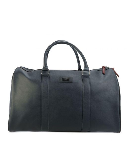 Ted Baker Black Accessories Paney Textured Pu Holdall for men