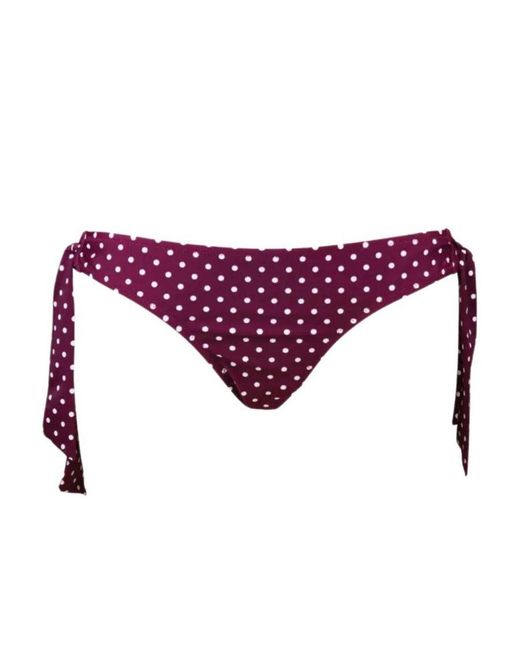 Pour Moi Red Hot Spots Tie Side Bikini Brief