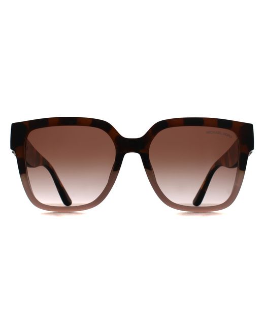 Michael Kors Brown Square Tortoise Gradient Mk2170U