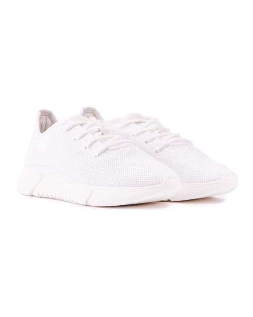 V.Gan White Vegan Rumex Runner Trainers