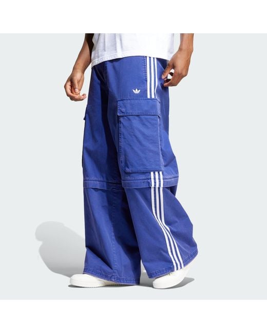 Adidas Originals Blue Adilenium Season 3 Cargo Pants for men