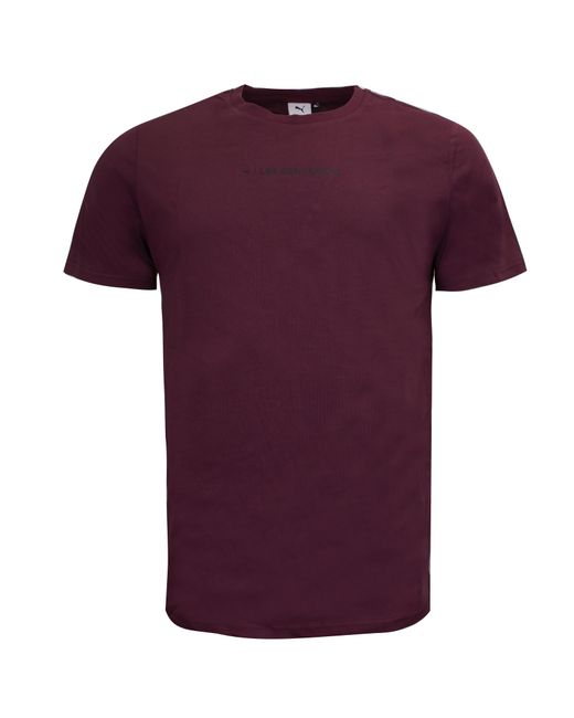PUMA Purple X Les Benjamins Logo T-Shirt Casual Graphic Top 578532 96 Cotton for men