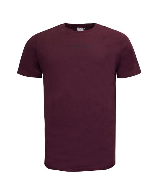 PUMA Purple X Les Benjamins Logo T-Shirt Casual Graphic Top 578532 96 Cotton for men