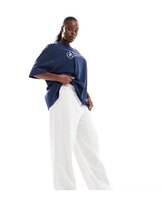 ASOS Blue Design Straight Leg Jogger