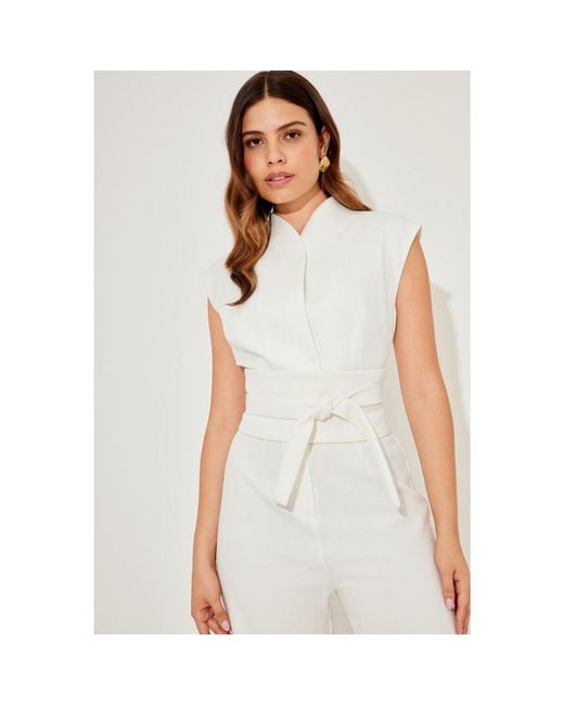 Odd Muse White Mus Jumpsuit Ld99