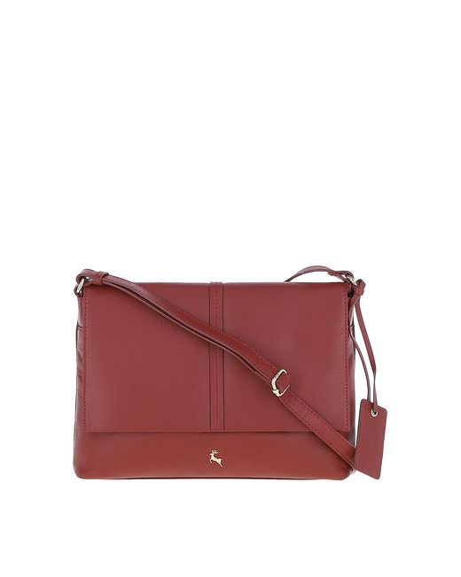 Ashwood Leather Red "Candy" Shoulder Bag