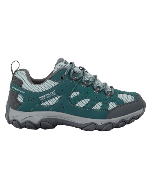 Regatta Green Ladies Edgepoint Iv Low Walking Shoes (Spruce/ Haze)