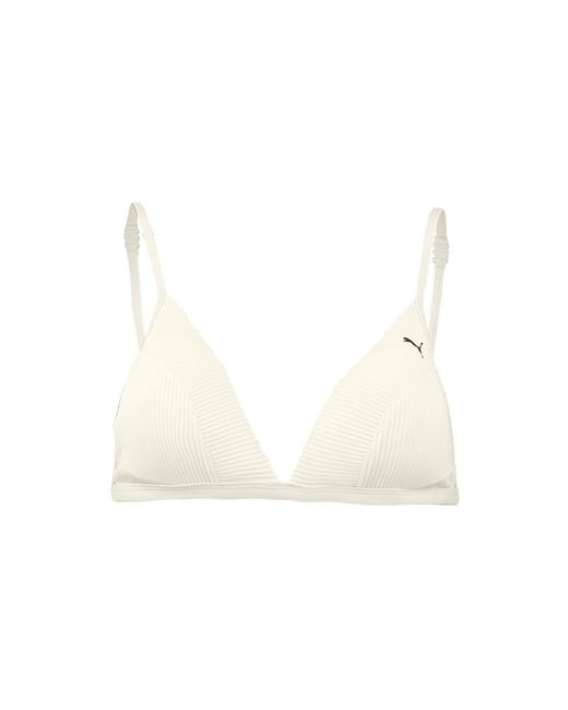 PUMA Natural Swim Ribbed Bikini Top