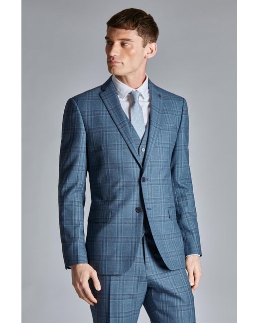 Ted Baker Blue Alder Large Check Jacket for men