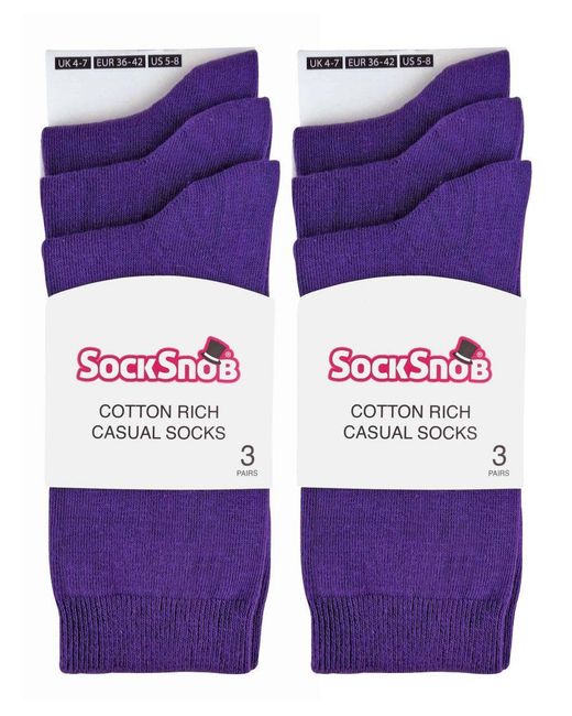 Sock Snob Purple Sock Snob Womens