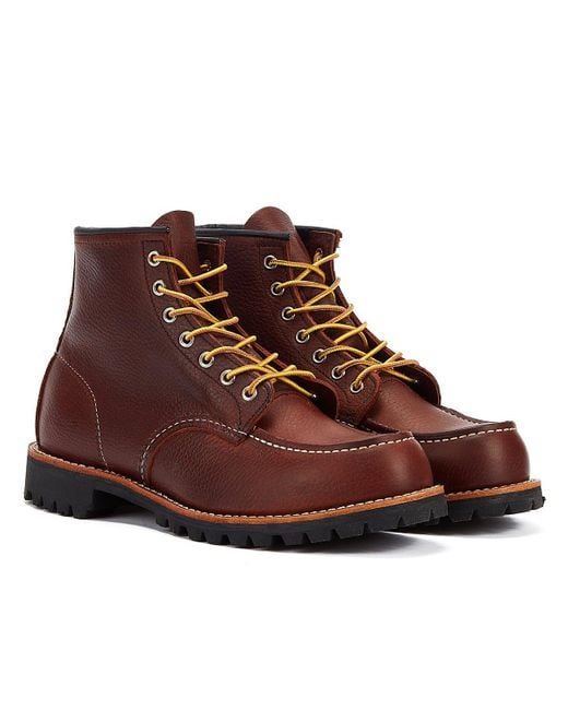 Red Wing Brown Wing 8146 6 Inch Moc Boots for men