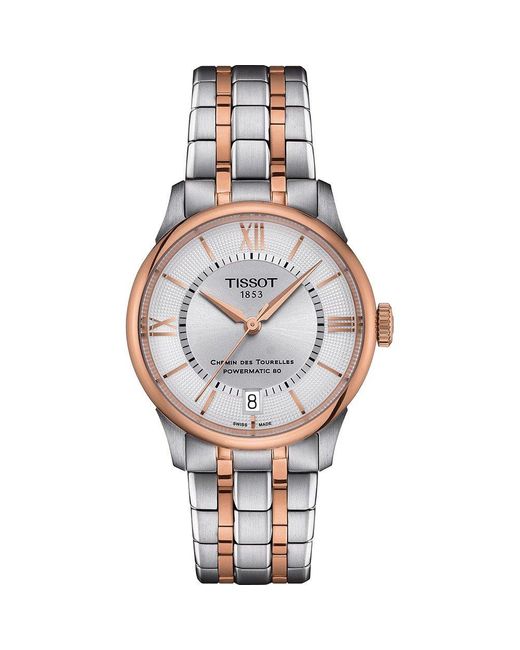 Tissot Metallic Chemin Des Tourelles Watch T1392072203800 Stainless Steel