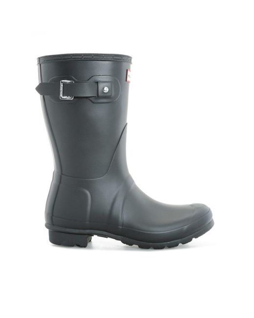 Hunter Gray Original Short Wellington Boots