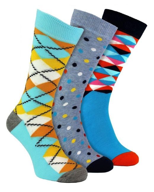 Happy Socks Blue Hs By for men