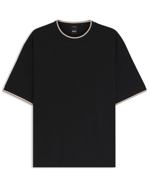 Boss Black Crew Neck Short Sleeve Regular Fit T-Shirt for men