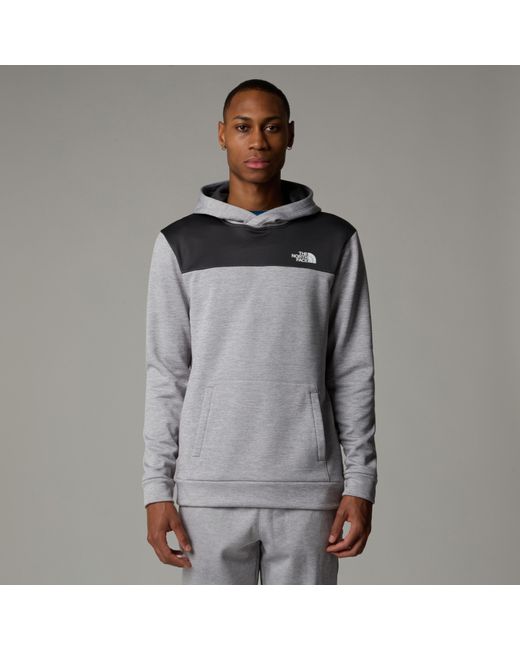 The North Face Gray Reaxion Fleece Pullover Hoodie for men