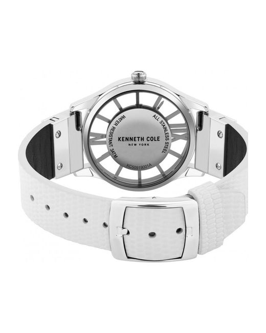 Kenneth Cole Gray Kcwla2106001 Ladies Classic Watch And Strap Gift Set