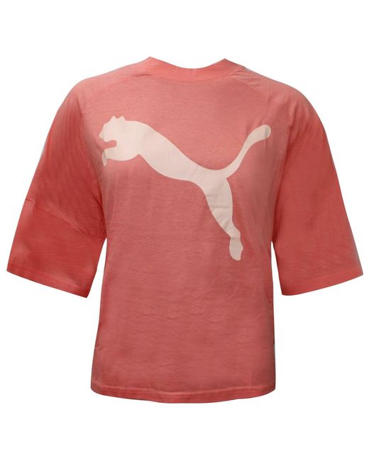PUMA Red Fusion Crop Top