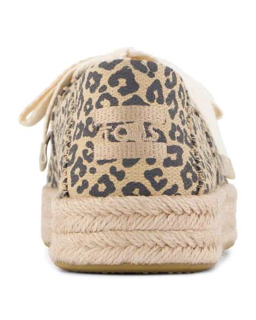 TOMS Natural Carolina Lace Up Cotton Oatmeal Flip Flops