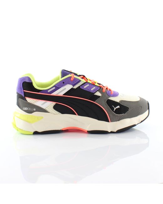 PUMA Blue Lqd Cell Extol Archive Low Lace Up Trainers 373442 01 for men