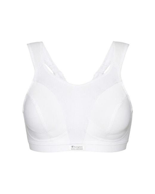 Shock Absorber White U10035 D+ Max Support Sports Bra