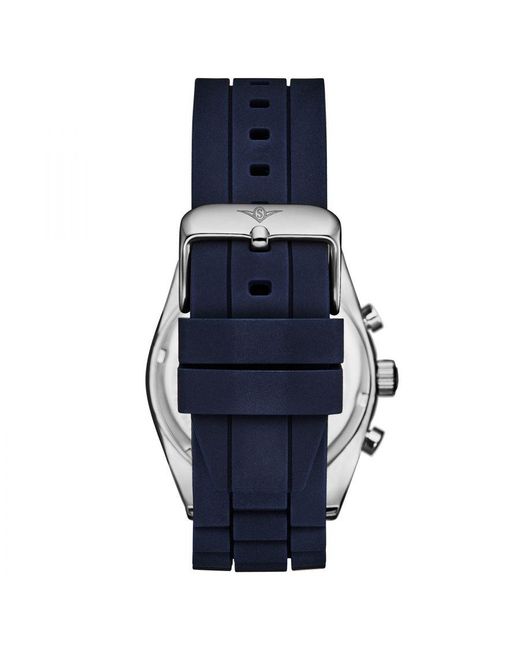 Stuhrling Blue Tempo Chronograph 42Mm for men