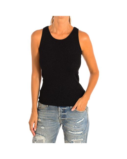Le Temps Des Cerises Black Sleeveless Top Gjacobsgi0000Sm172