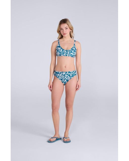 Mountain Warehouse Blue 'Skye' Bikini Bottom Chlorine & Salt Water Resistant Stretchy Swimwear