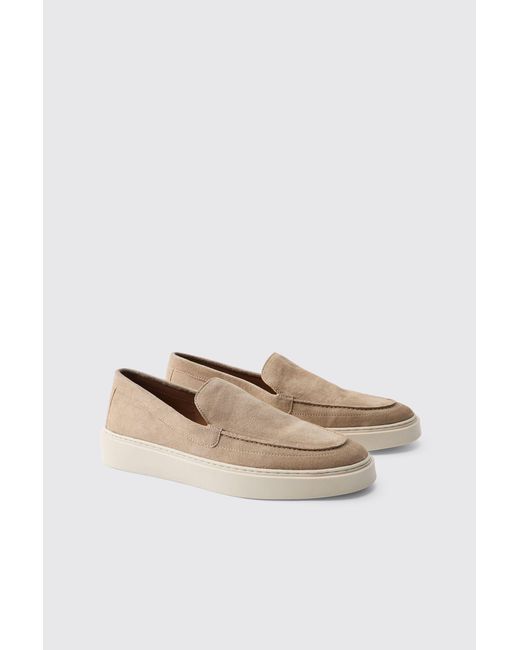BoohooMAN Multicolor Leather Loafer for men
