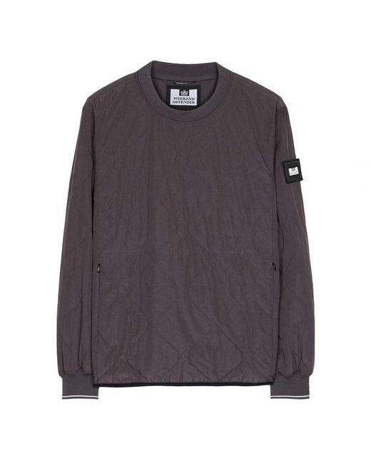 Weekend Offender Gray Phoenix Anthracite Sweater for men