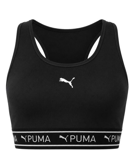 PUMA Black 4Keeps Elastic Sports Bra
