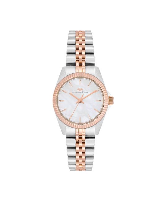 Rhodenwald & Söhne Metallic Stainless Steel Watch 27,5Mm