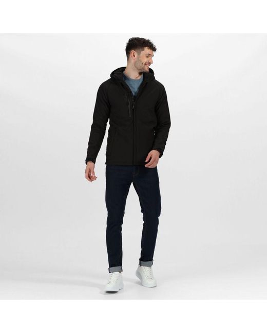 Regatta Black Repeller X-Pro Softshell Jacket for men