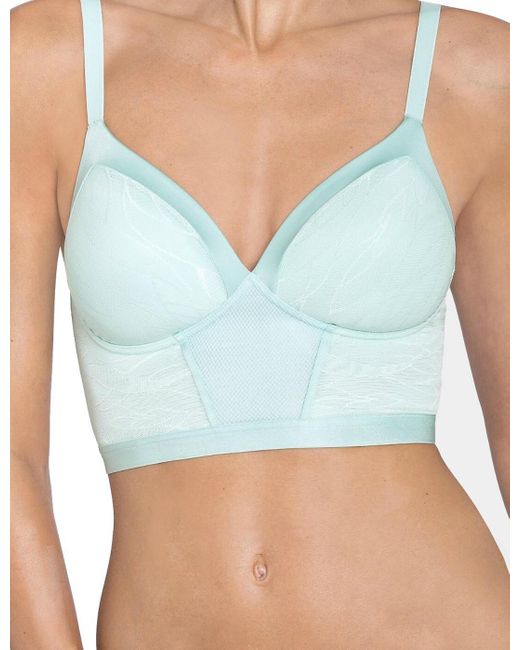 Triumph Blue Airy Sensation Longline Bra