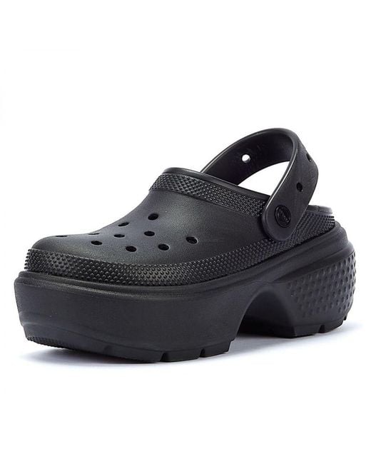 CROCSTM Black Stomp Clogs