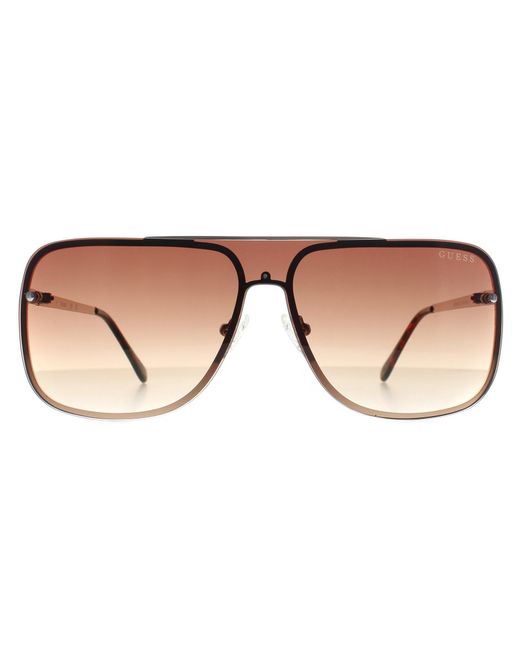 Guess Brown Shield Gradient Go00053 Metal