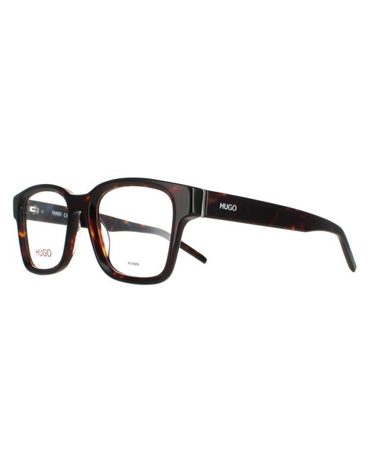 Boss Brown Square Havana Glasses