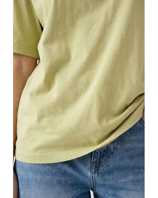 Boohoo Blue Basic Oversized Short Sleeve T-Shirt