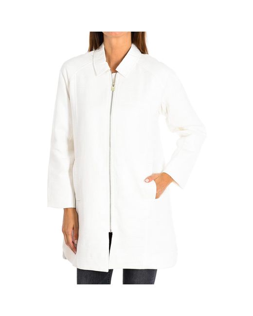 Karl Marc John White Long Sleeve Cut Jacket 9063